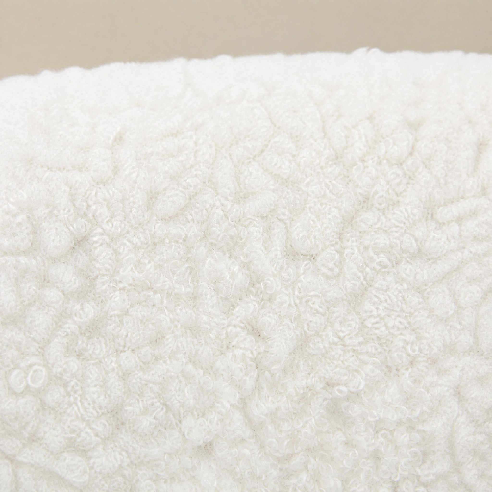 Tissu bouclé moelleux du fauteuil à bascule Auba