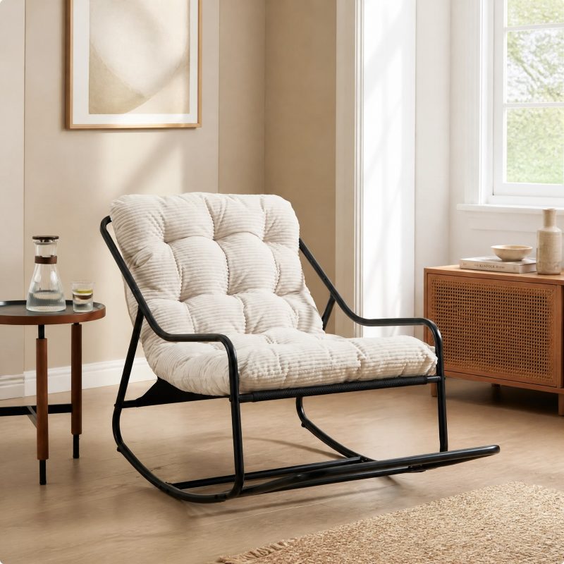 rocking-chair-velours-cotele-korda-1 Rocking Chair Velours Côtelé
